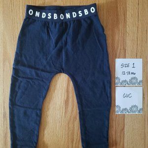 Bonds Australia Navy Leggings size 1